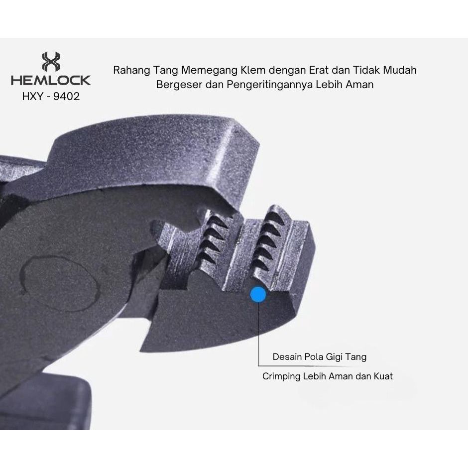 TANG CRIMPING HEMLOCK, TANG UNTUK KLEM/CRIMPING, TANG PANCING