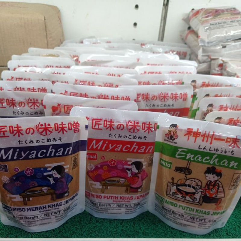 

Miso tauco putih khas Jepang Miya/ena Chan miso 300gr