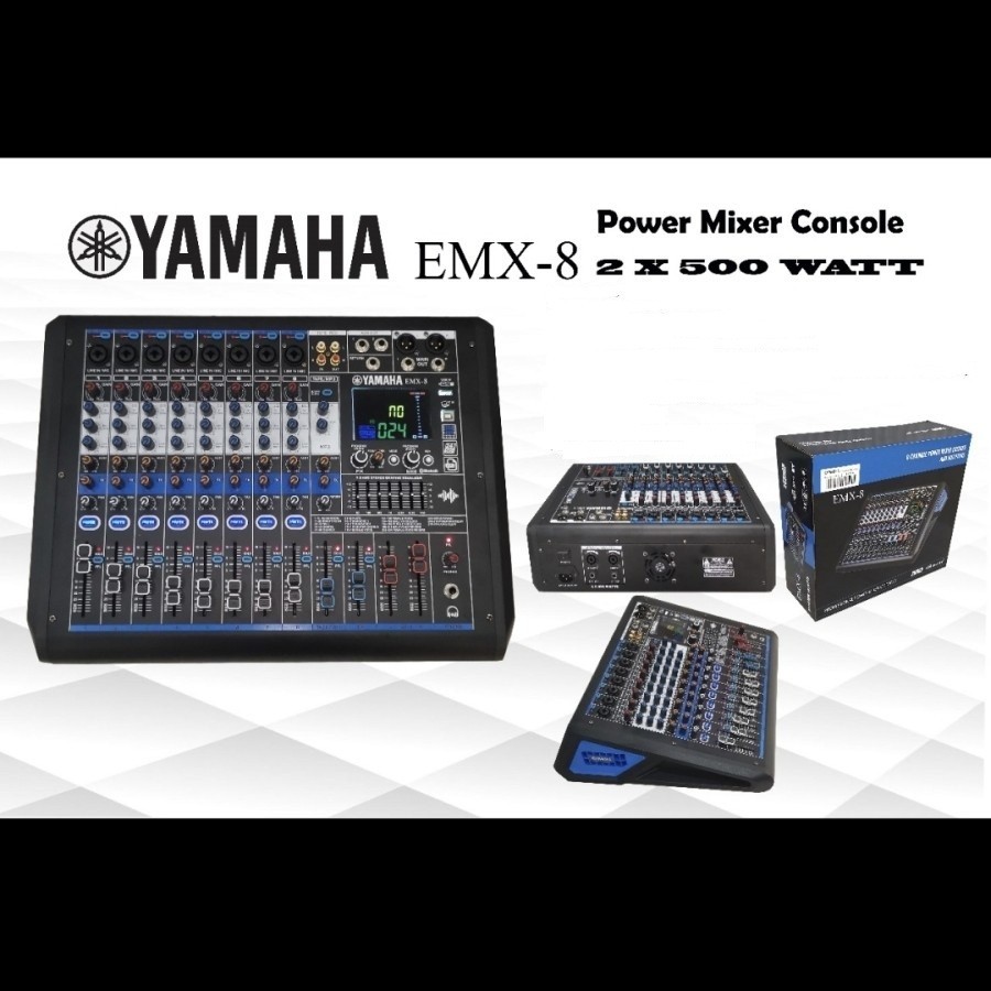 POWER MIXER YAMAHA EMX8 EMX 8 8CHANNEL