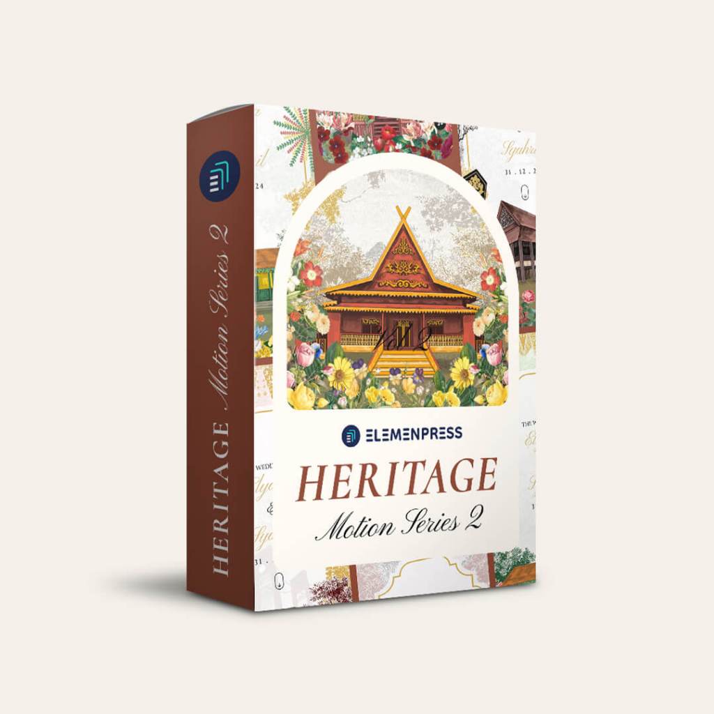 Template JSON Heritage Motion Series 2 Elemenpress Volume 2 Undangan Website Animasi Tema Adat Vol 2