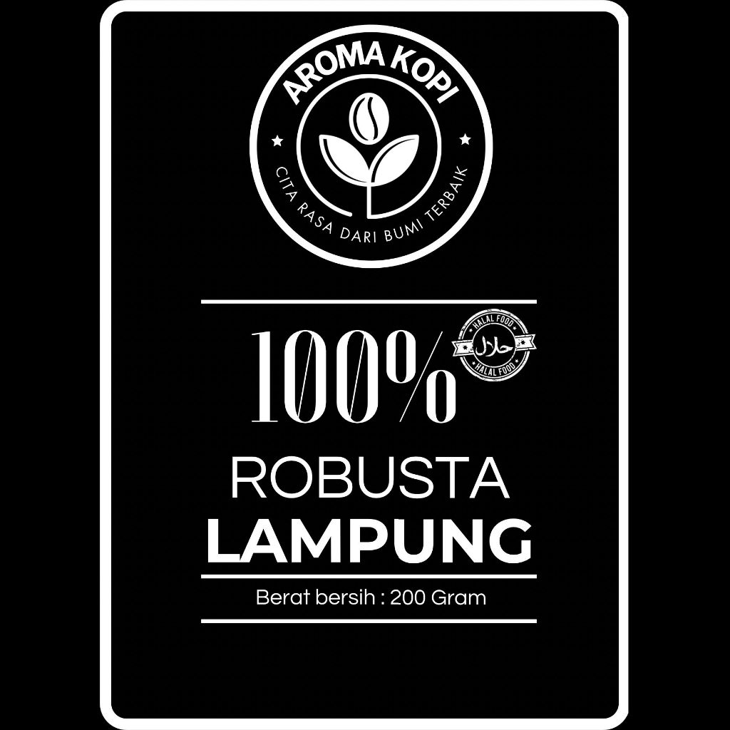SABLON PLASTIK 2 WARNA KEMASAN KOPI 100 GR