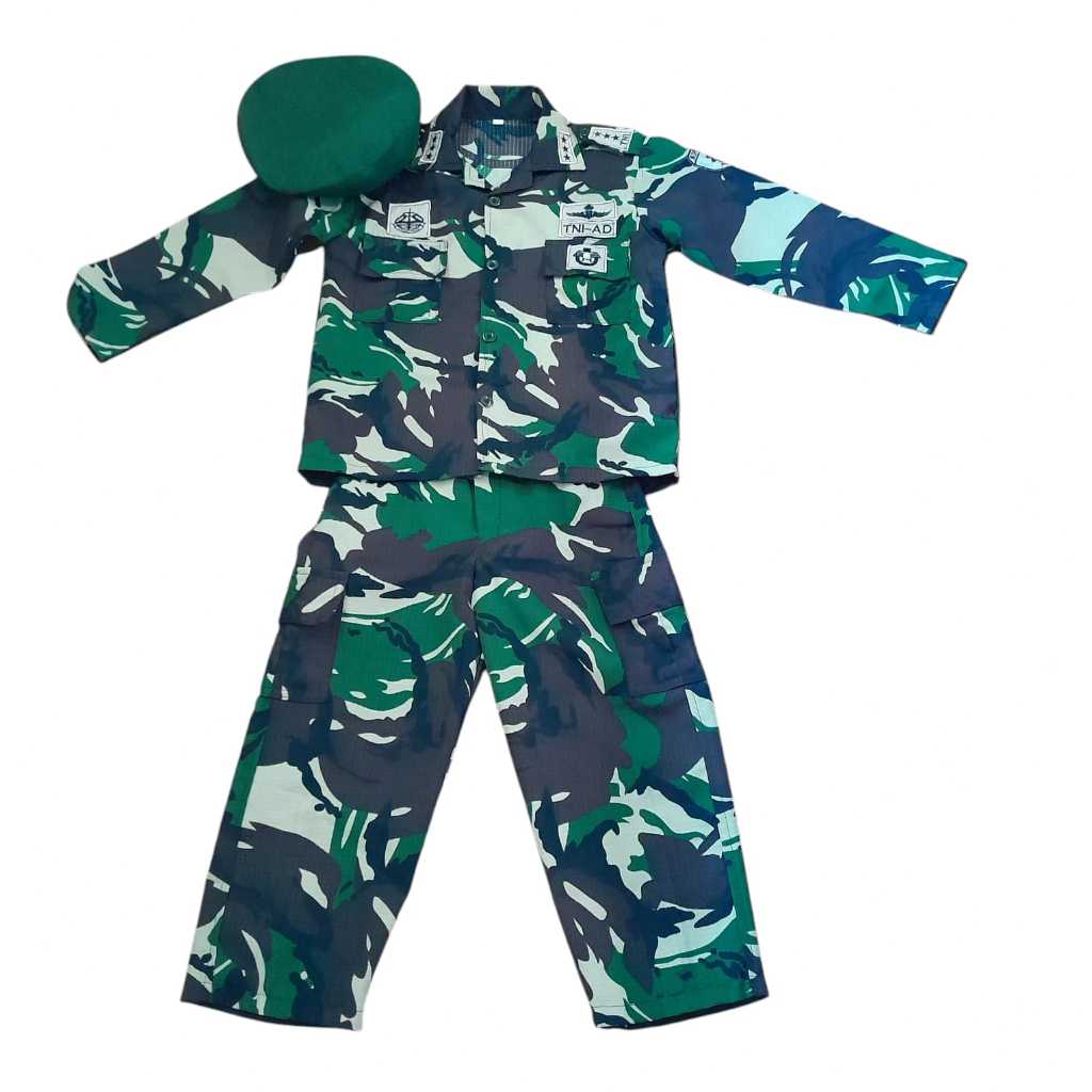 Preloved Seragam Tentara Anak Baju TNI  (Dipakai 1x) L