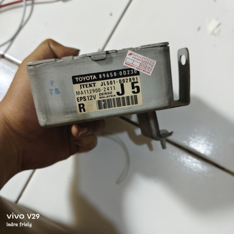 Module EPS ecu stir Vios limo gen2 non ABS