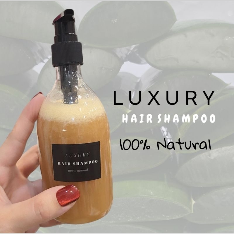 LUXURY HAIR SHAMPOO NATURAL BEBAS BAHAN KIMIA NON SLS