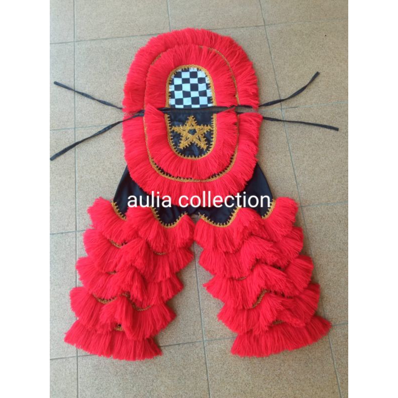 sual/celana barongan warna merah ukuran dewasa