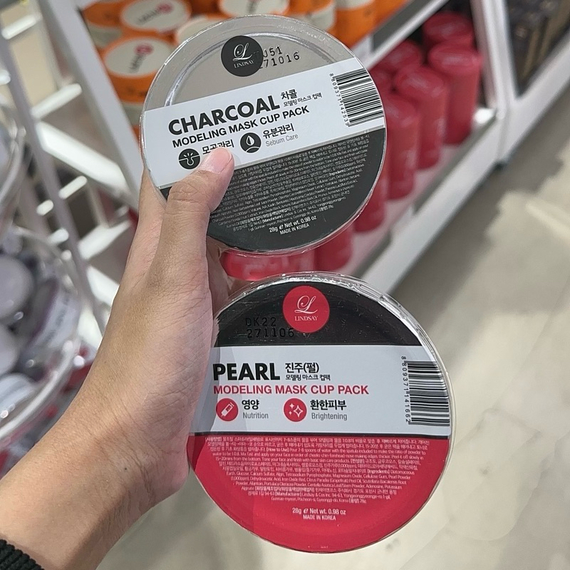 (READY STOCK) Lindsay Modeling Mask Cup Pack (ORI From Olive Young)