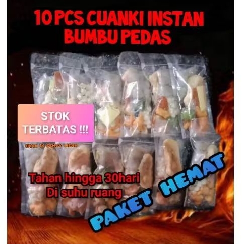 

[stok terbatas] paket cuanki instan 10pcs