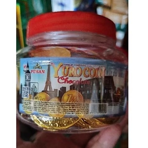 

cokelat koin isi 60pcs@4,6gram. rasa nya enak ya