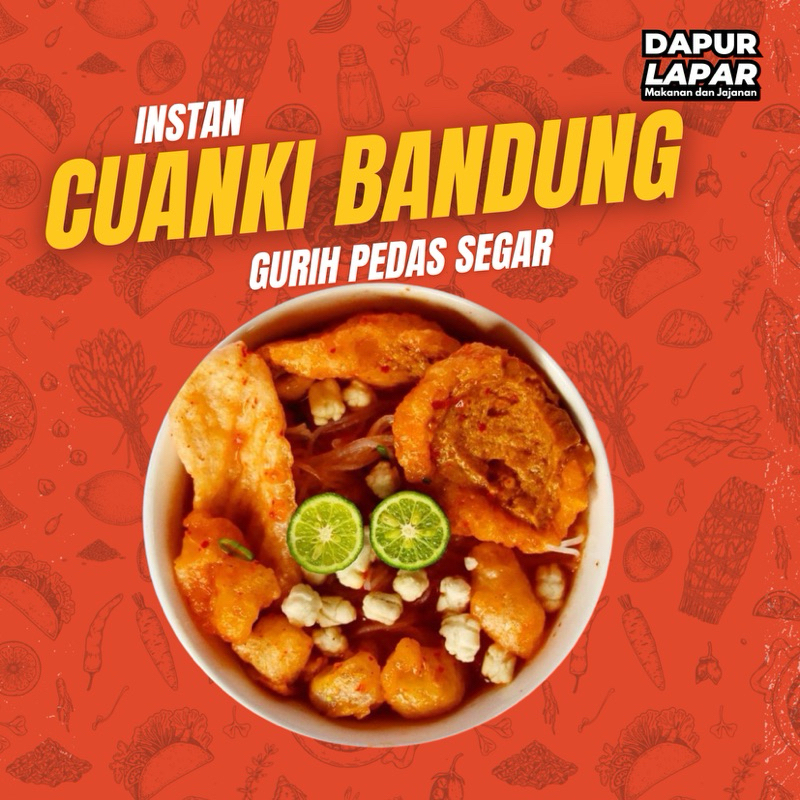 

cuanki khas bandung cuanki instan gurih pedas seger