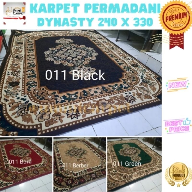 Karpet permadani jumbo ukuran 240x330 cm tebal karpet dynasty empuk