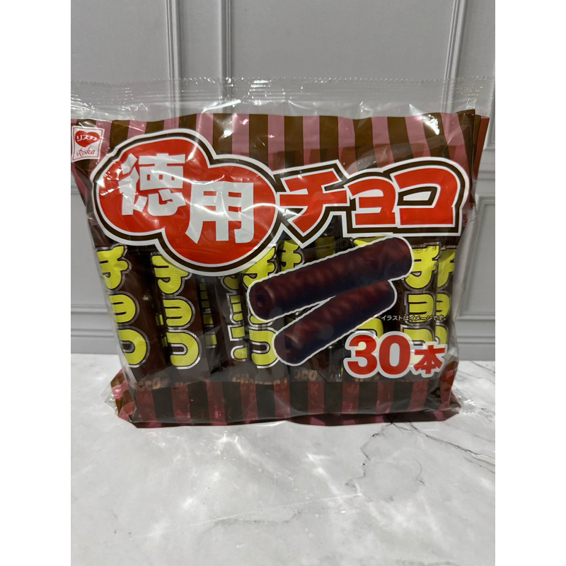 

[Ecer 10pc] Choco snack roll riska Japan / choco roll japan