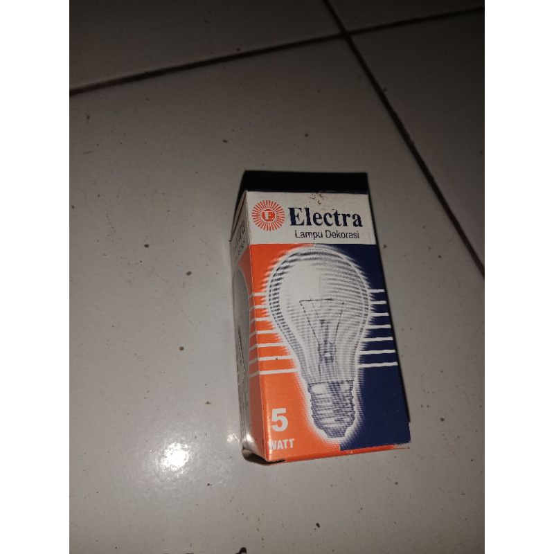 Lampu pijar electra 5 watt