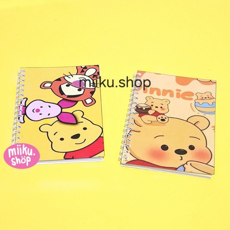 

NOTEBOOK RING / BUKU CATATAN WINNIE BERUANG MADU