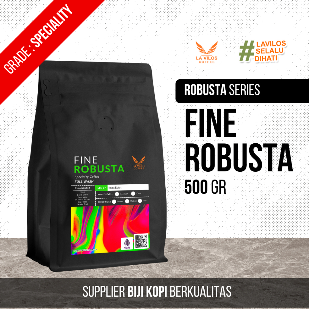 

LA VILOS - Fine Robusta Coffee Full Wash - 500gr