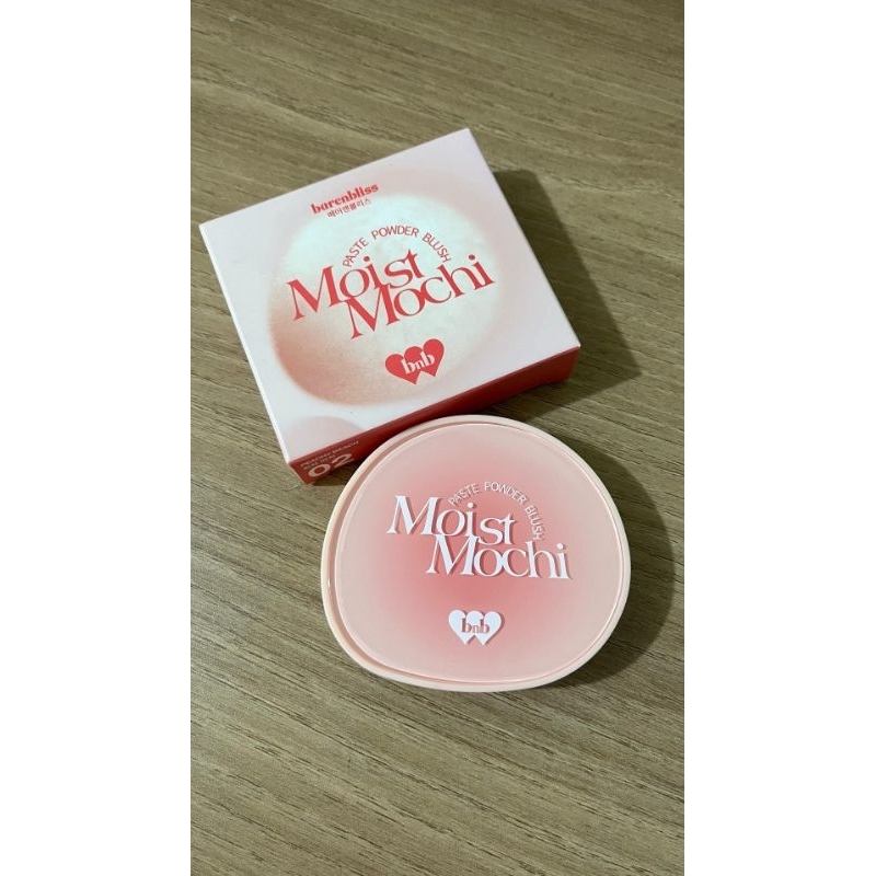 Preloved Barenbliss  Moist Mochi Powder Blush (Blush On Barenbliss Mochi) - Peachy Beach