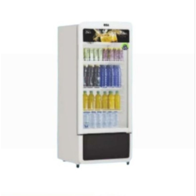 SHOWCASE 1 PINTU RSA 200 LITER - RUBY 200