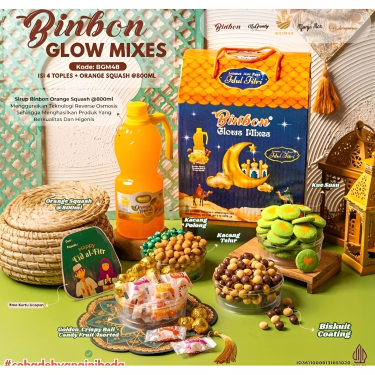 

BINBON GLOW MIX PARCEL LEBARAN