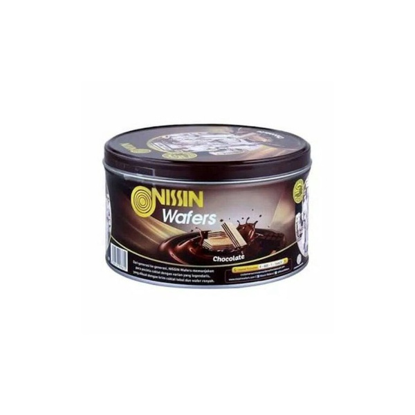 

Nissin Wafer Chocolate 180 gr Kaleng Nissin Wafer Coklat