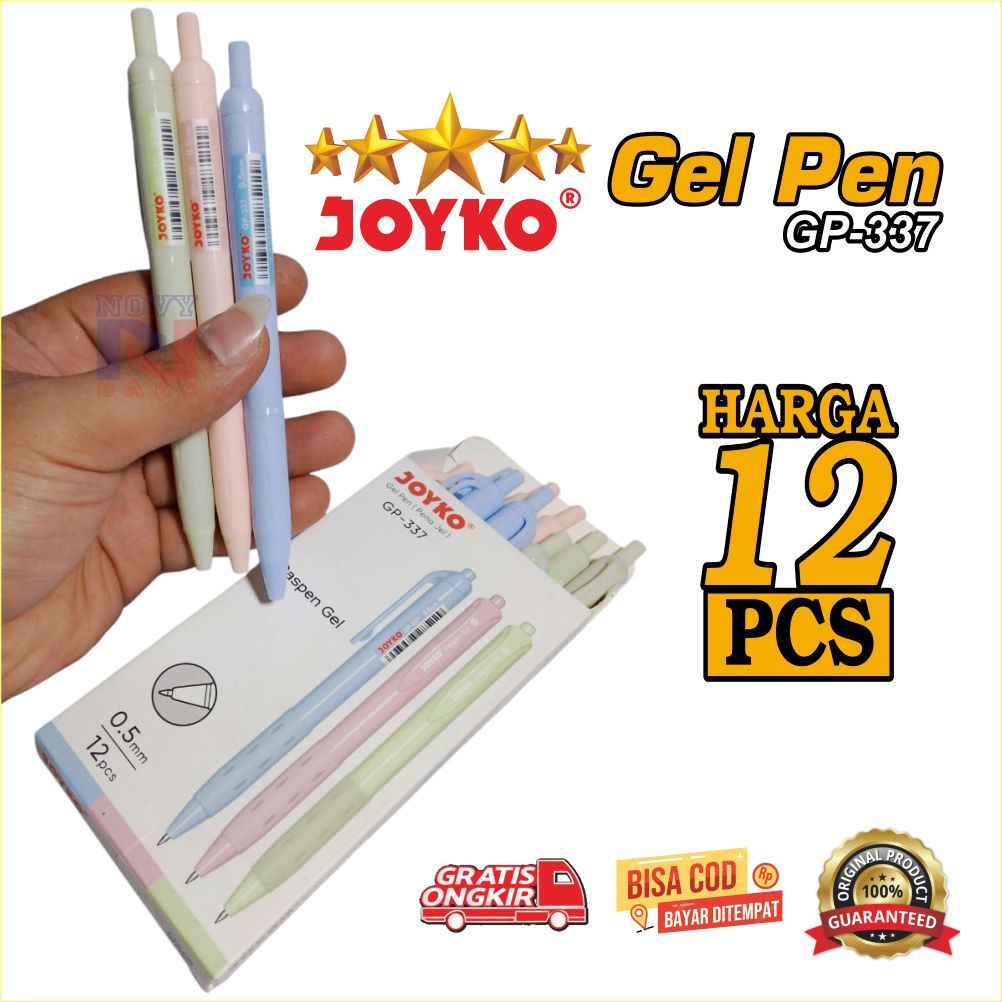 

PROMO PENA GEL JOYKO Gel Pen PASPENO 0.5mm GP 337 BOLPOINT OIL PEN