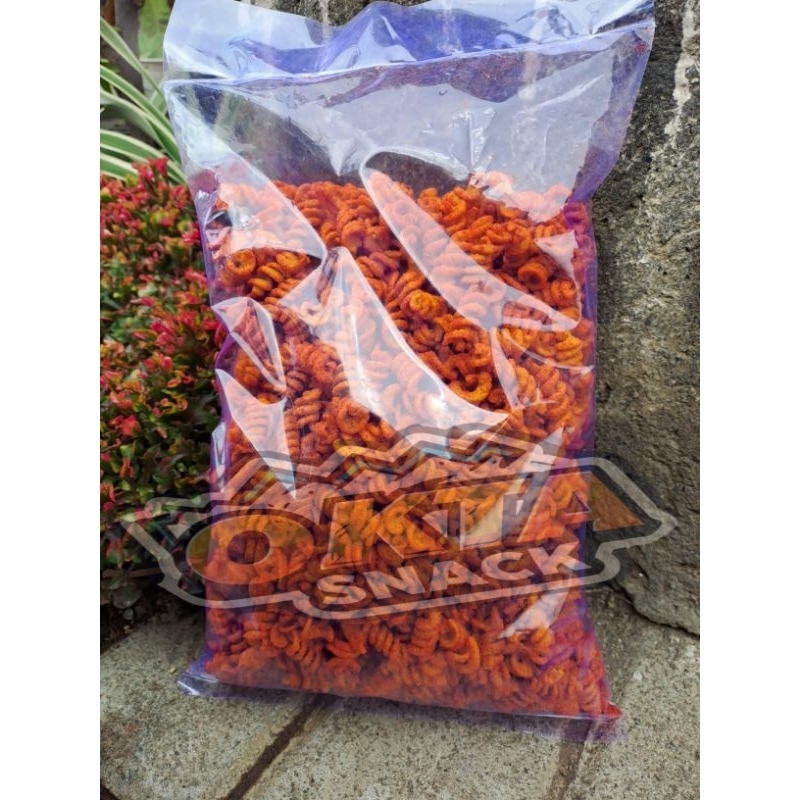 

Makaroni Spiral Pedas gurih 500gr