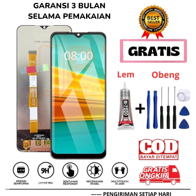 LCD TOUCHSCREEN FULLSET VIVO Y12S / Y20 / Y20S / Y15S / Y01 / Y20SG ORIGINAL