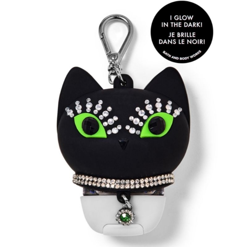 BBW GLAM CAT POCKETBAC ANTI-BACTERIAL HAND GEL HOLDER