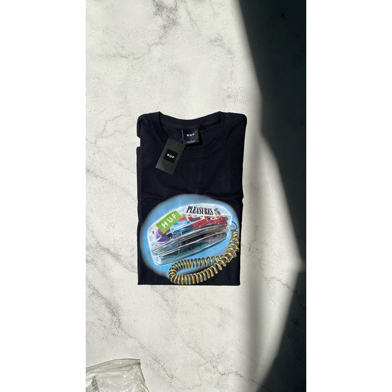Kaos T-Shirt HUF x Pleasures Original