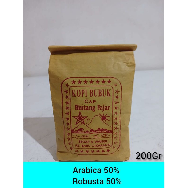 

Kopi Gold Blend Premium 50% Biji Kopi Arabica 50% Robusta Kopi Susu Kekinian -200Gram