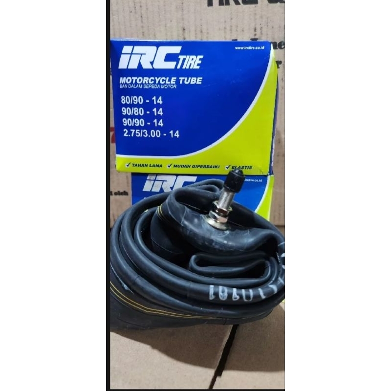 BAN DALAM MOTOR MATIC RING 14 IRC ORIGINAL IRC BAN DALAM MOTOR MIO VARIO BEAT