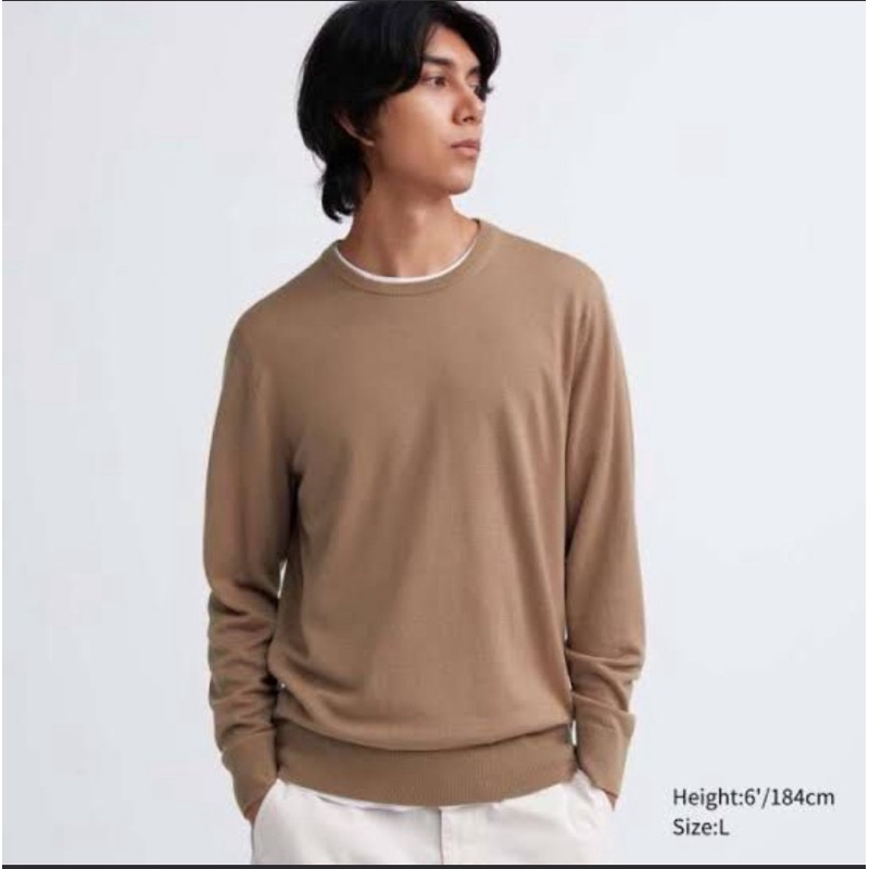 Uniqlo Crewneck Brown