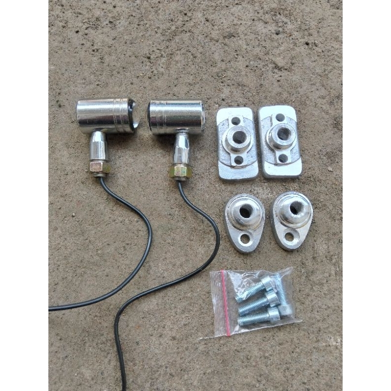 lampu sein LED Crom stenlis universal Riting cb GL set manisan cb manisan gl