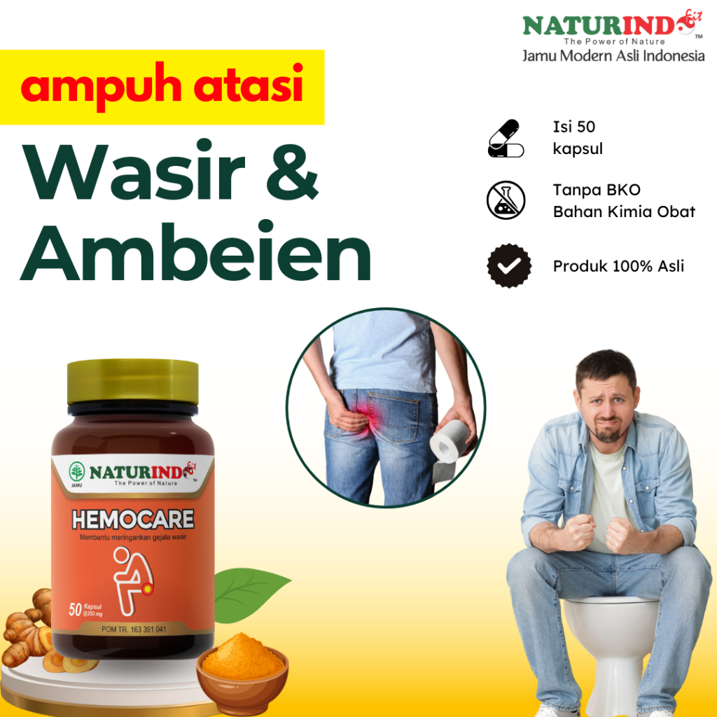 Obat Ambeien Wasir paling Ampuh Herbal Ambeien Ambeyen - Hemocare Naturindo