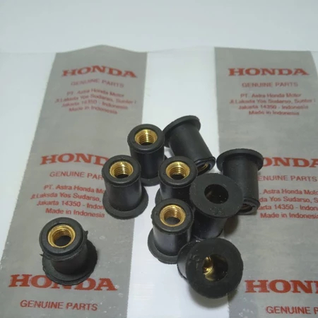 Nut Cowl Set M5 x 0.8 Mur Karet Dudukan Baut Visor CB CBR 150 R CBR 250 R LED TIGER