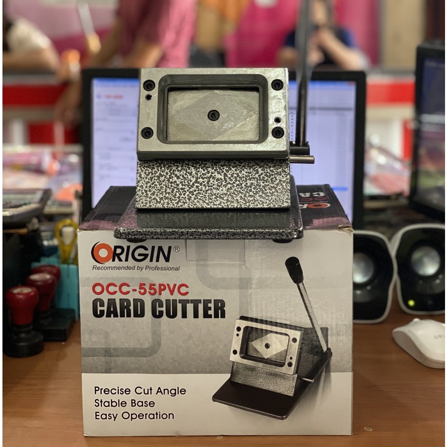 

Alat Pemotong ID Card / ID Card Cutter Combo Occ-55pvc