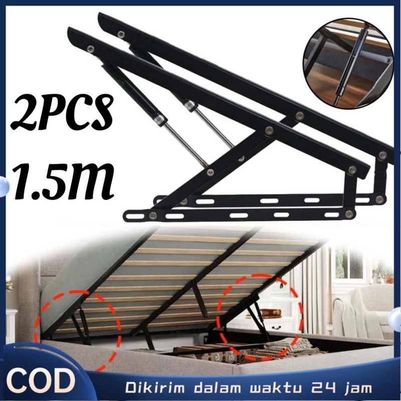 150CM Engsel Ranjang Lipat Hidrolik Engsel Kasur Lipat Dinding Engsel Dipan Engsel Tempat Tidur