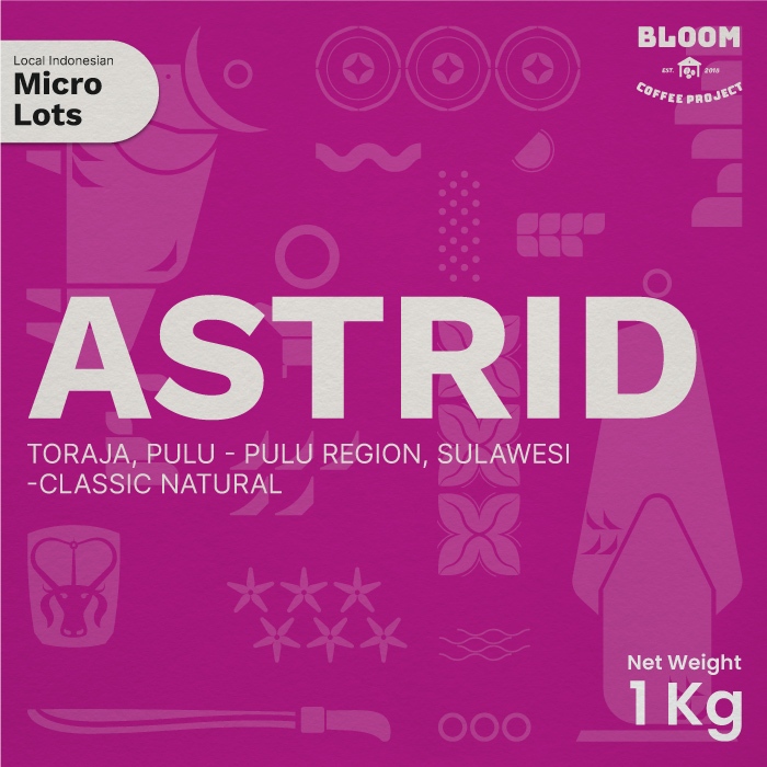 

Biji Kopi Astrid Pulu-Pulu, Sulawesi- Classic Natural - Specialty Grade Coffee Green Beans