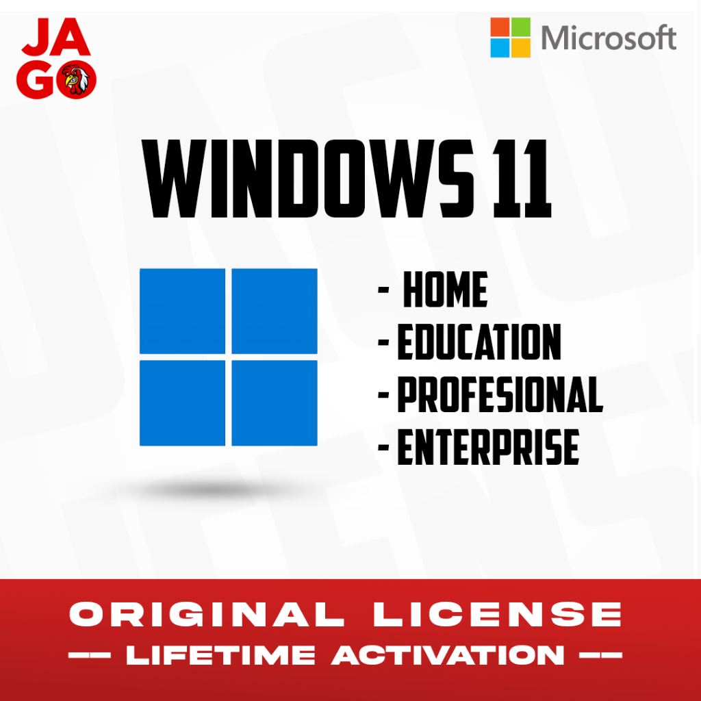 Windows 11 Home | Pro | Education | Enterprise | LTSC Digital License - Original Lifetime