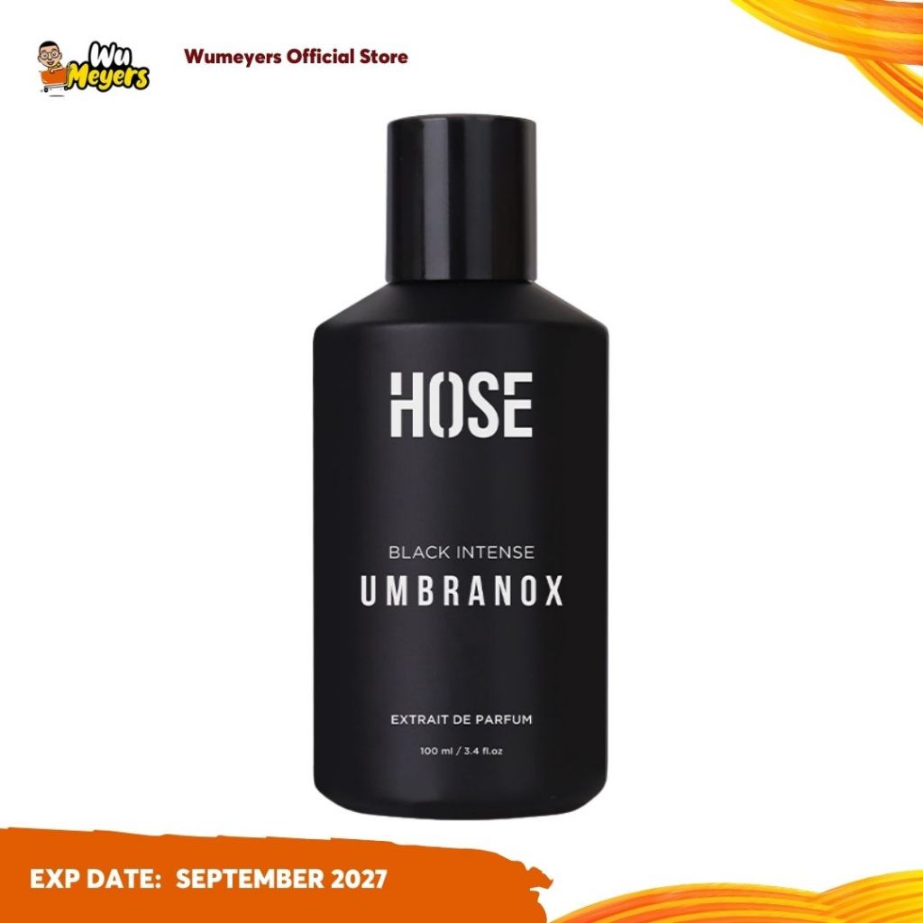 Hose Black Intense Umbranox Extrait de Parfum Woody 100 ml - Parfum Pria