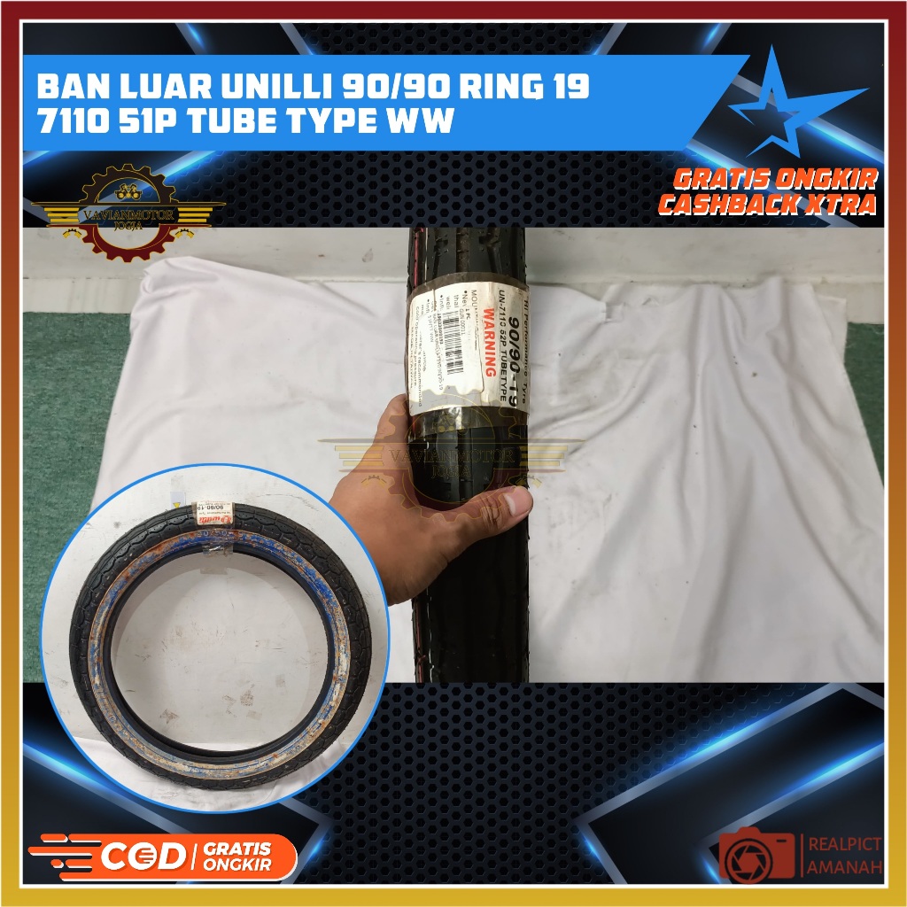 BAN IMPORT CLASSIC KLASIK VINTAGE DELUXE LOADSTAR 90 90  RING 19 TUBE TYPE 90/90 RING 19 TT WHITE WA