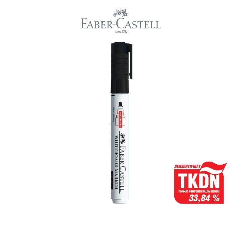 

Spidol Whiteboard Marker Black Faber-Castell