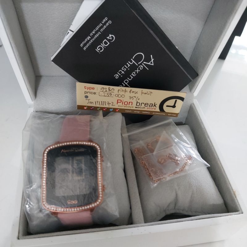 READY JAM TANGAN WANITA ALEXANDRE CHRISTIE AC9380 AC 9380 ORIGINAL KULIT