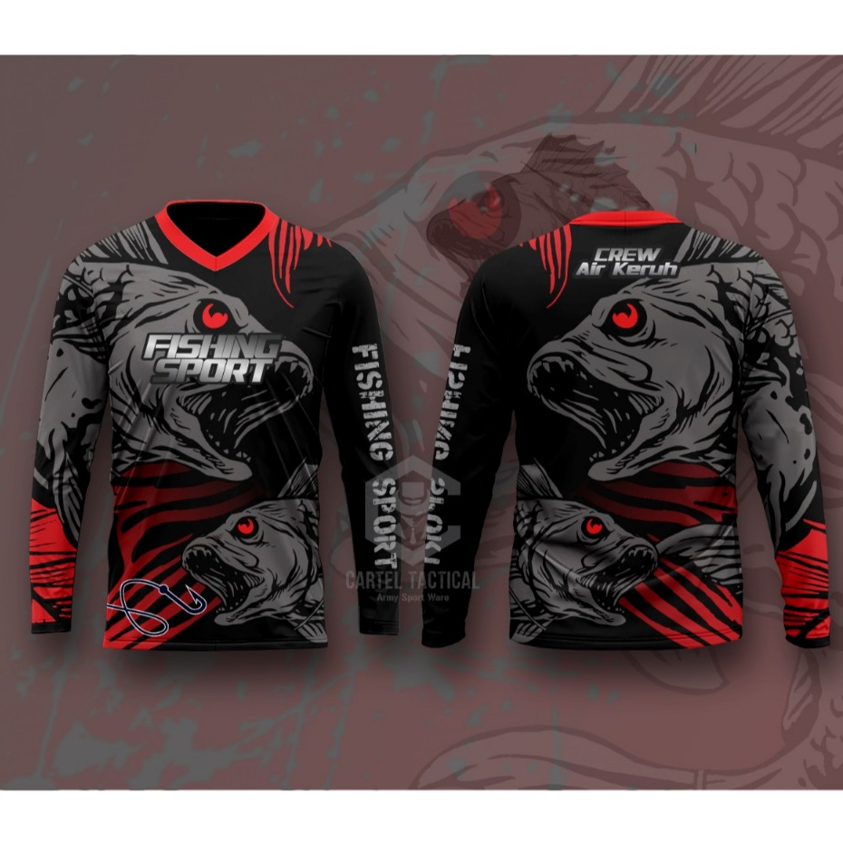 KAOS JERSEY MANCING CUSTOM FULL PRINT LENGAN PANJANG(CT0403)