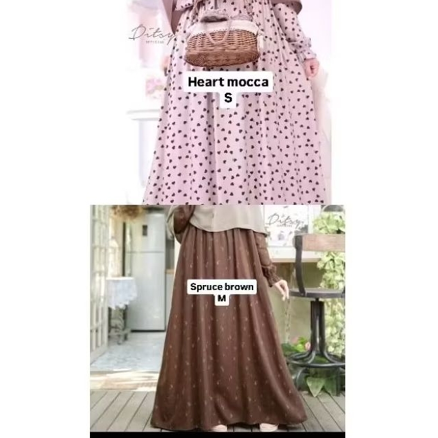 Ditsy nightgown best seller HeartMocca size S