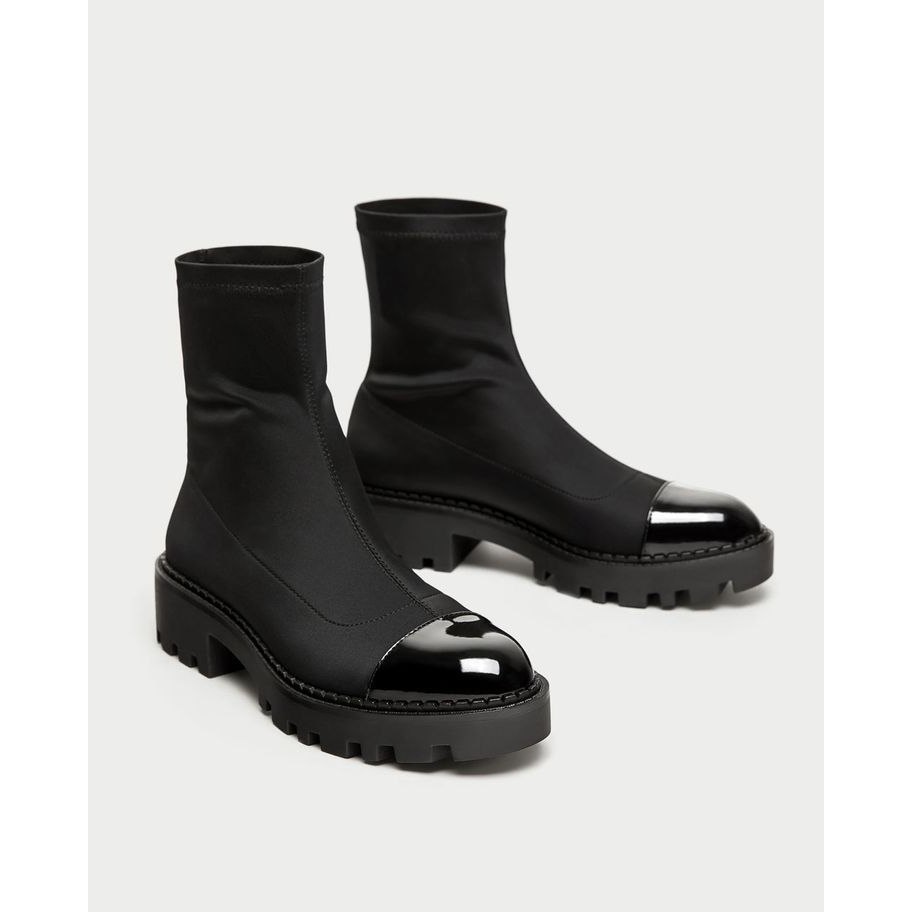Zara Ankle Boots Sepatu Wanita 1858-1 - 3cm