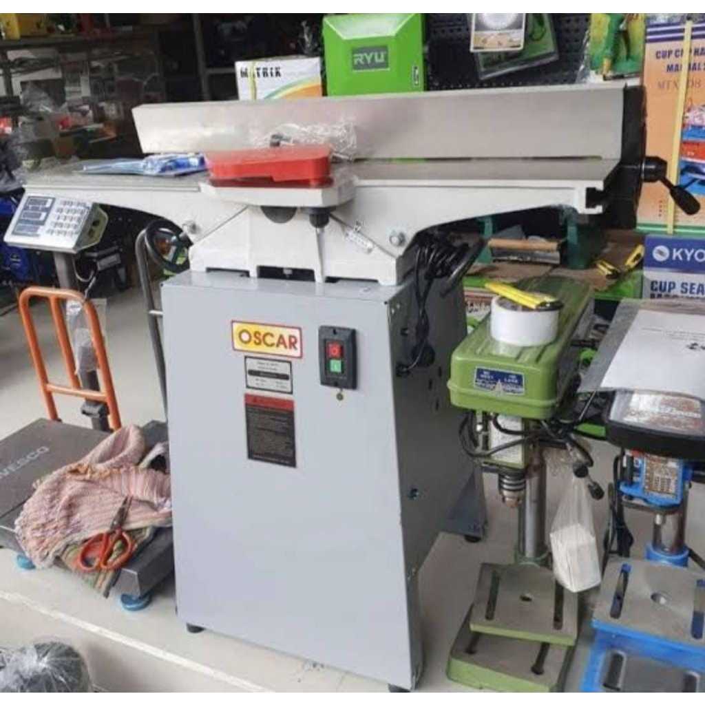 OSCAR WJ200 Mesin Economical Wood Jointer 8 inch 1 Phase (Perata/Penghalus Kayu)