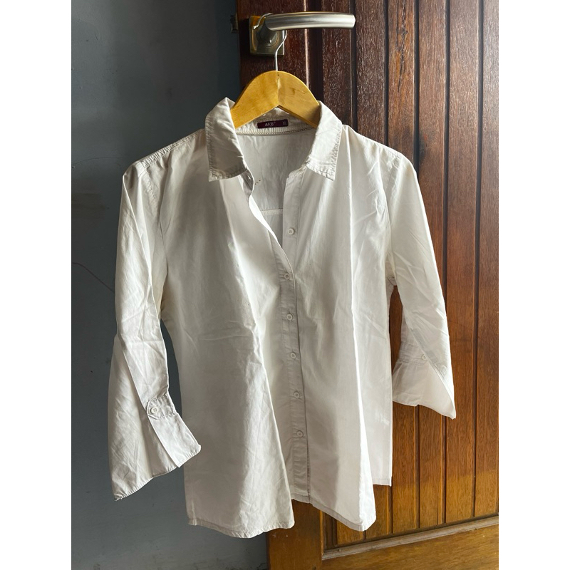 PL KEMEJA PUTIH BRAN AKO JEANS LD 105 / P65