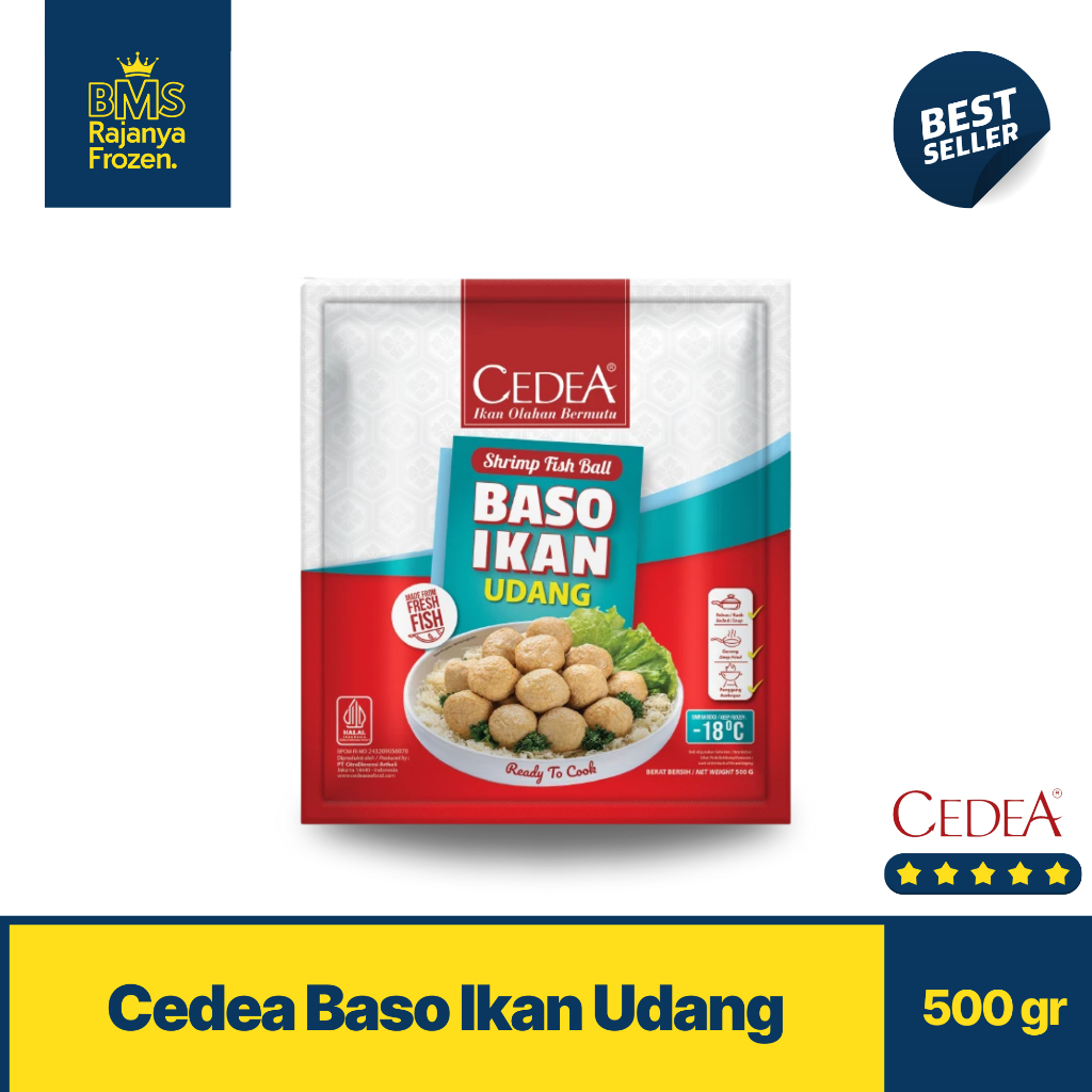 

Cedea Baso Ikan Udang 500gr