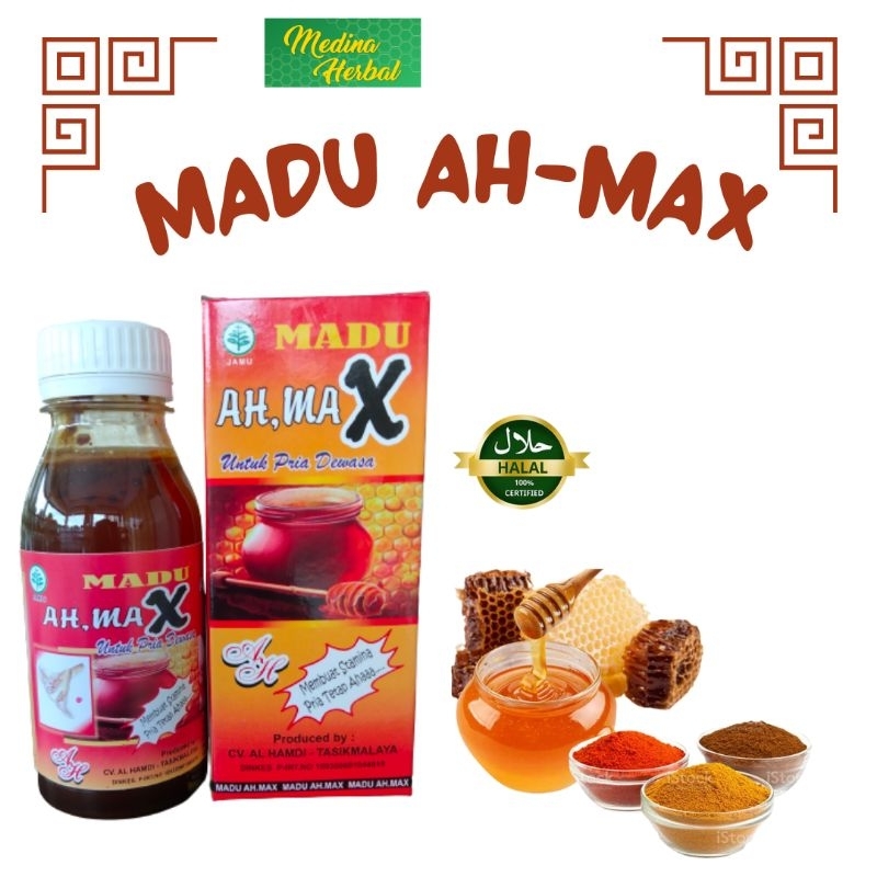 madu ah-max | madu kesehatan pria isi 100ml