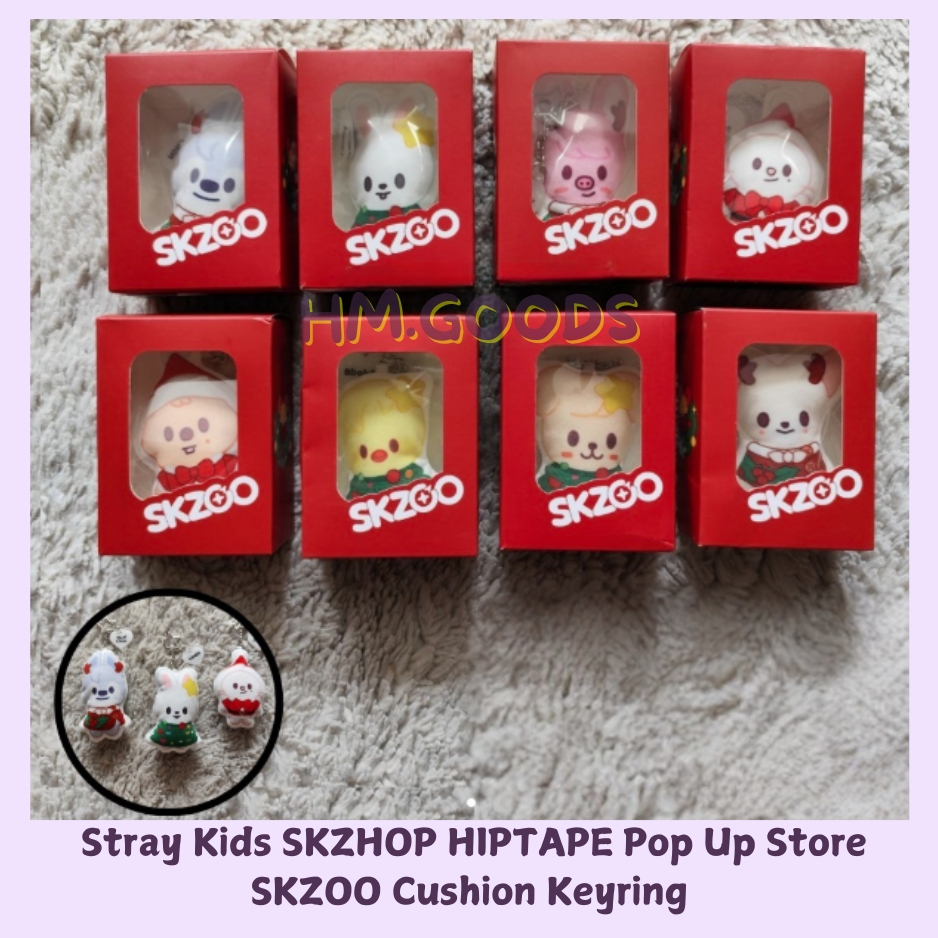 Stray Kids SKZHOP HIPTAPE Pop Up Store SKZOO Cushion Keyring