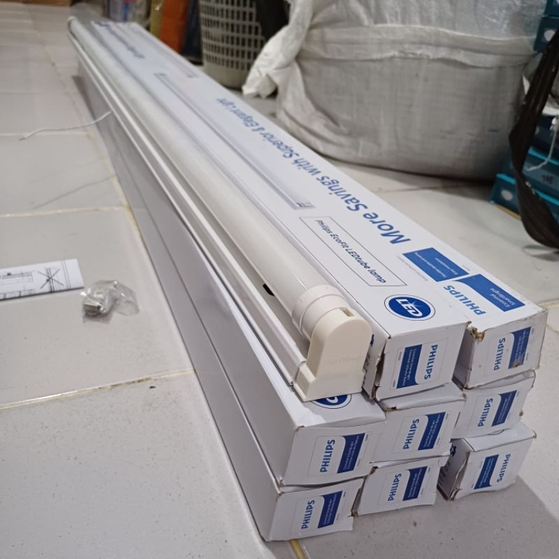 Lampu TL LED Philips 16 watt Super Bright 120 mm lampu neon philips